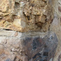 Closeup of Blockhouse wall