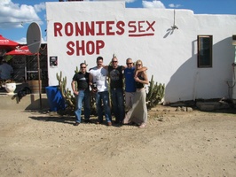 Group at Ronnie's Sex Shop