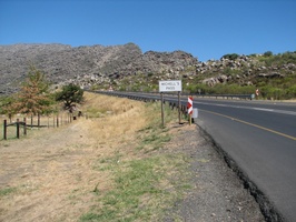 Start of Mitchell's Pass on Ceres side