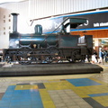 Cape Town Railway Station with old Locomotive