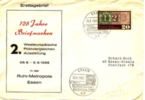 First Day Cover - German Centenary