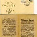 First Day Cover - Afrikaans