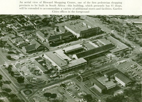 Ariel view of old Howard Centre shopping complex