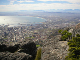View of Table Bay from Table Mountain