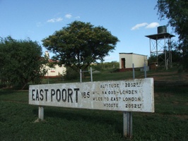 Old East Poort Station Sign