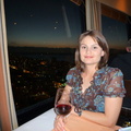 Chantel in the revolving restaurant at the top of The Ritz Hotel