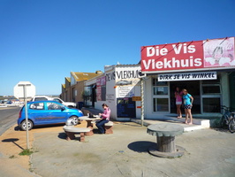 Die Vis Vlekhuis where we had lunch in Velddrif