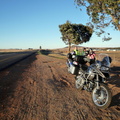 Stop at Moorreesburg for coffee.... long straight stretch on N7 West Coast road