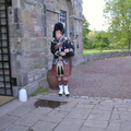 Piper welcoming us to Scottish Dinner