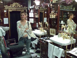 Chantel at The Olde English Shaving Shop V and A Waterfront Cape Town