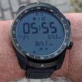 TicWatch Pro in exercise mode with Essential LCD screen