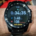 TicWatch Pro in exercise mode with Smartscreen