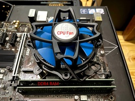 CPU Fan Cooler mounted