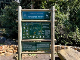Sign at start of the trail