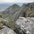 Devil's Peak with Table Mountain road below