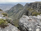 Devil's Peak with Table Mountain road below