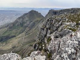 Top of Table Mountain towards Devil's peak