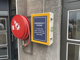 Emergency phone at Upper Cableway Station