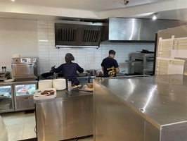 Kitchen in restaurant